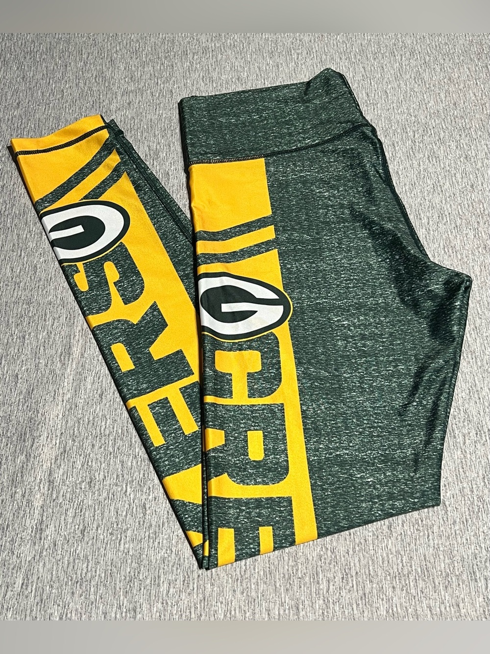 NFL Green Bay Packers Women’s Leggings - Athletic Stretch Sleepwear Bottoms